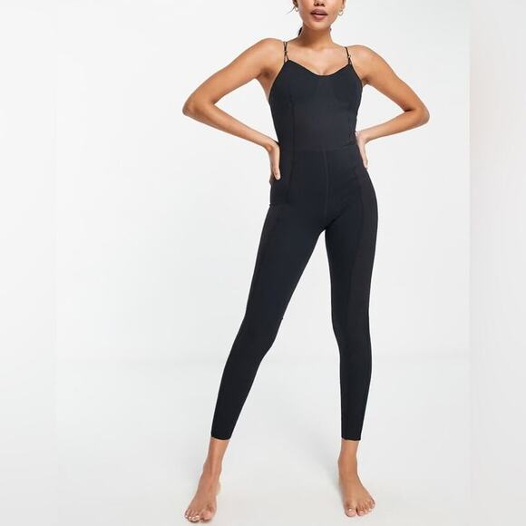 Nike Yoga Luxe Dri-FIT Matte Jumpsuit - Picture 1 of 14